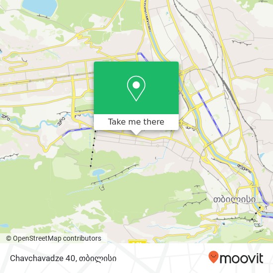 Chavchavadze 40 რუკა