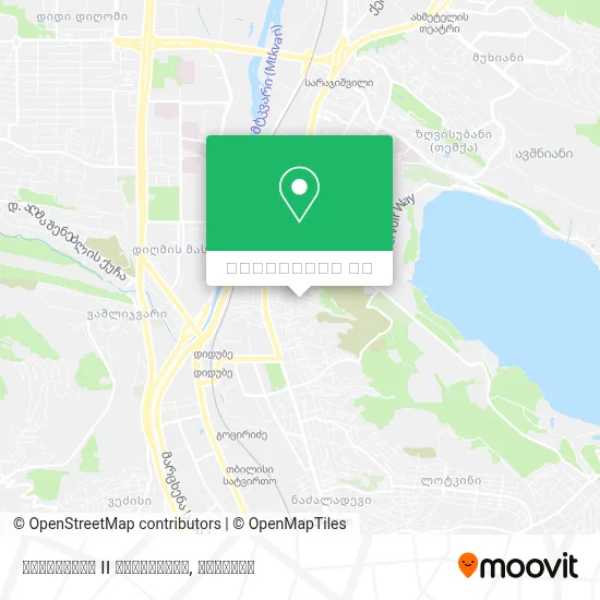 გვაზაურის II შესახვევი რუკა