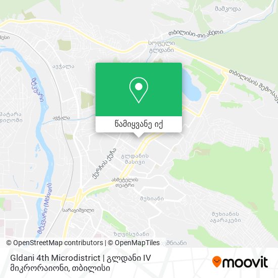 Gldani 4th Microdistrict | გლდანი IV მიკრორაიონი რუკა