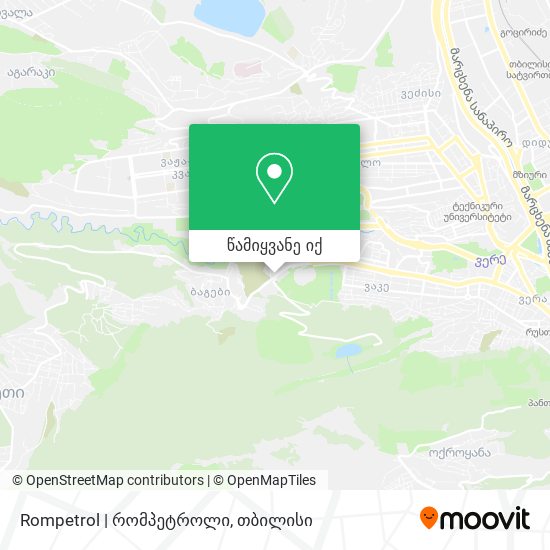 Rompetrol | რომპეტროლი რუკა