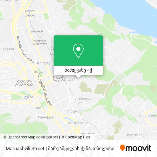 Maruashvili Street | მარუაშვილის ქუჩა რუკა