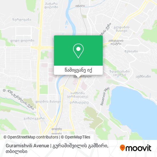 Guramishvili Avenue | გურამიშვილის გამზირი რუკა