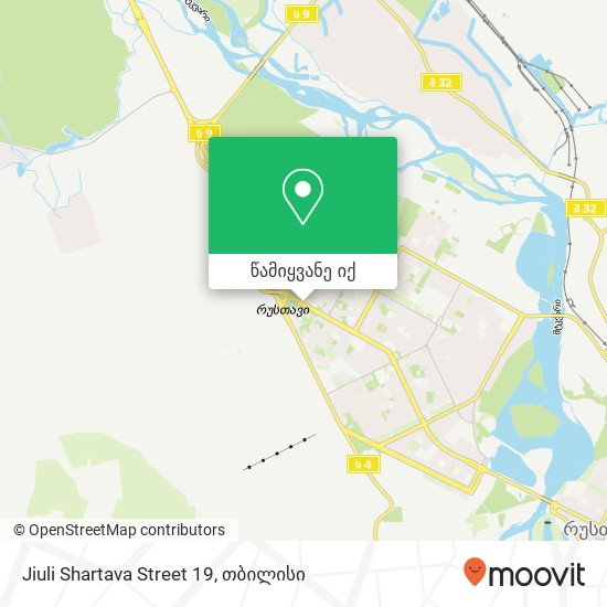 Jiuli Shartava Street 19 რუკა
