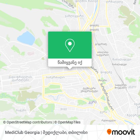 MediClub Georgia | მედიქლაბი რუკა