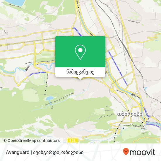 Avanguard | ავანგარდი რუკა