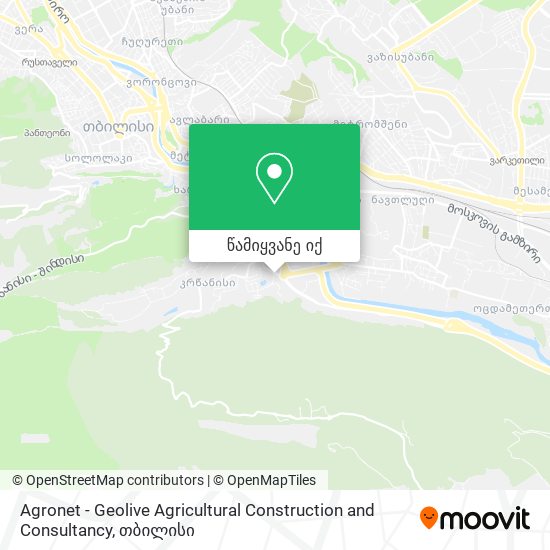 Agronet - Geolive Agricultural Construction and Consultancy რუკა