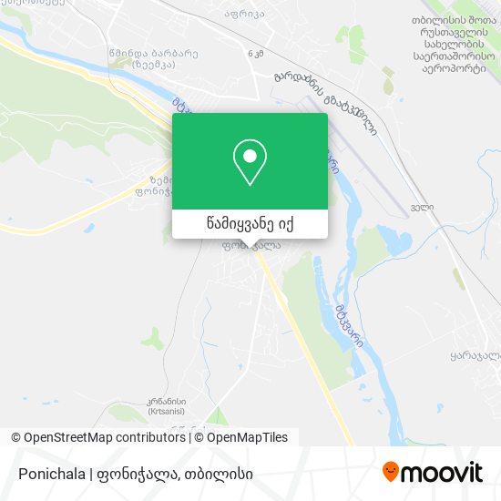 Ponichala | ფონიჭალა რუკა
