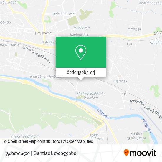 განთიადი | Gantiadi რუკა