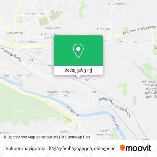 Sakaeronavigatsia | საქაერონავიგაცია რუკა