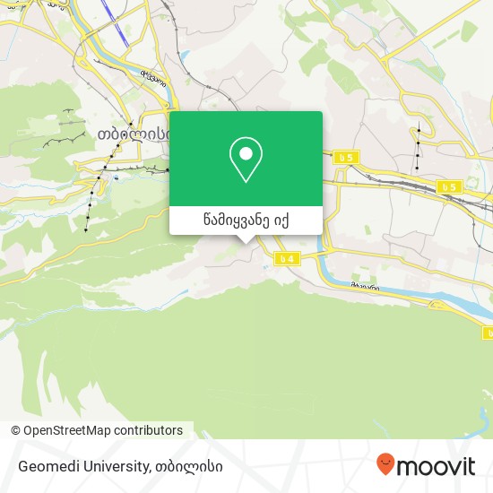 Geomedi University რუკა