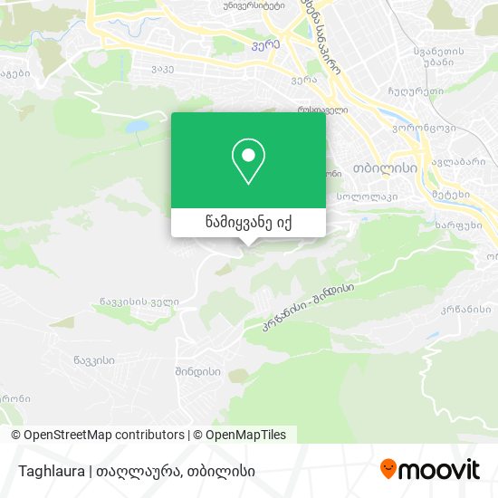 Taghlaura | თაღლაურა რუკა