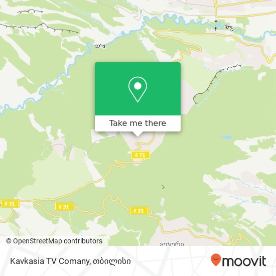 Kavkasia TV Comany რუკა