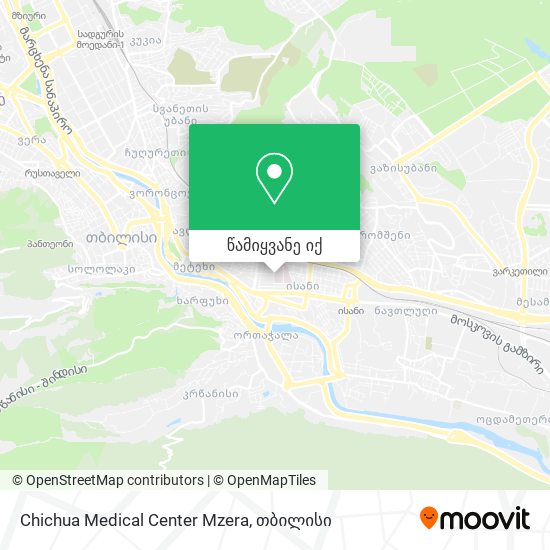 Chichua Medical Center Mzera რუკა