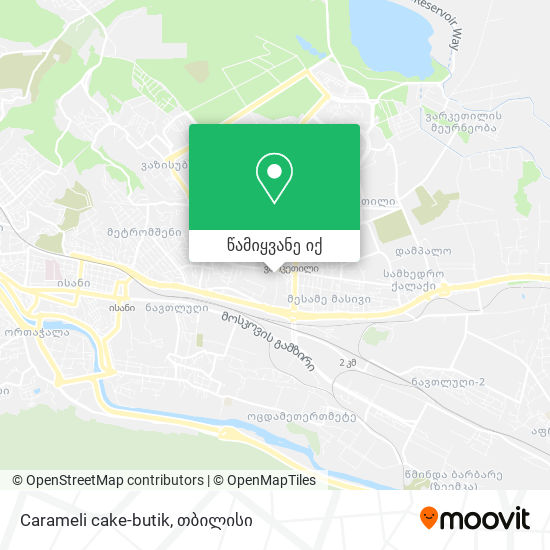 Carameli cake-butik რუკა