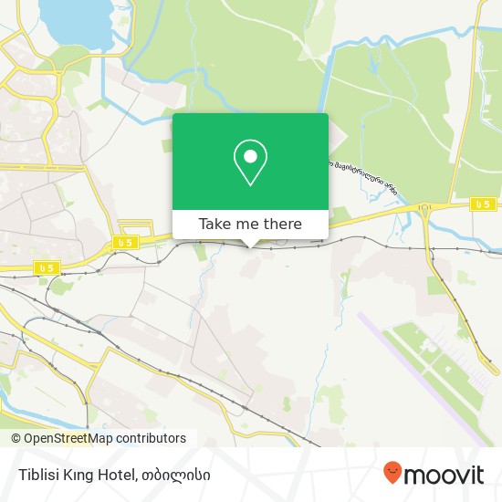 Tiblisi Kıng Hotel რუკა