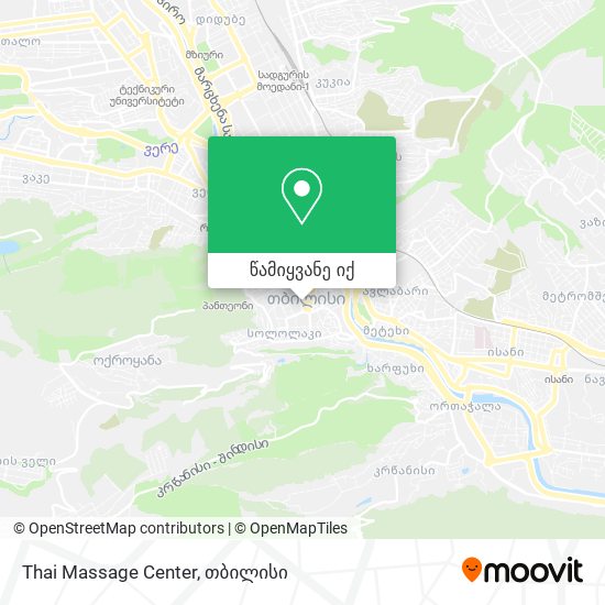 Thai Massage Center რუკა