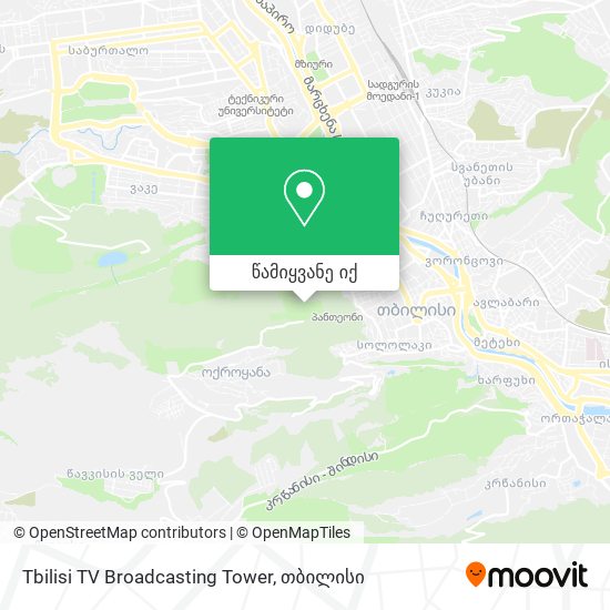 Tbilisi TV Broadcasting Tower რუკა