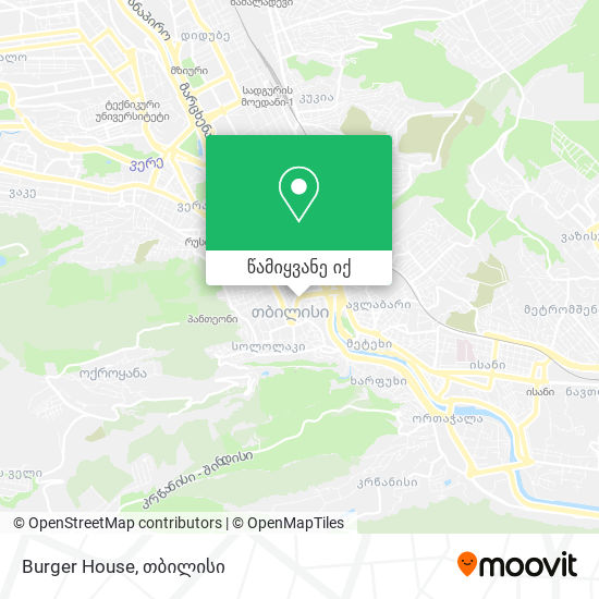 Burger House რუკა