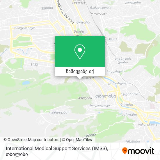 International Medical Support Services (IMSS) რუკა