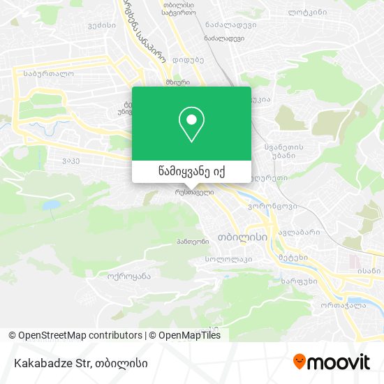 Kakabadze Str რუკა