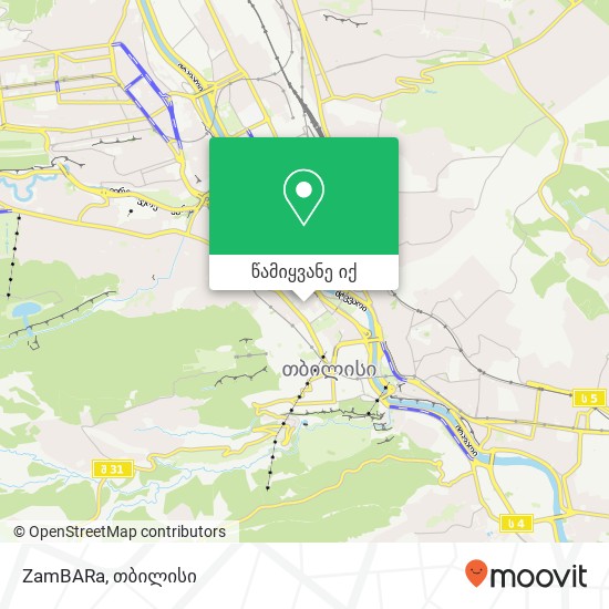 ZamBARa რუკა