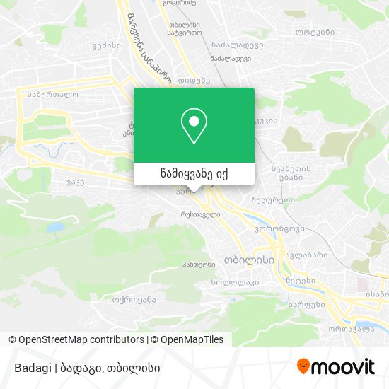 Badagi | ბადაგი რუკა