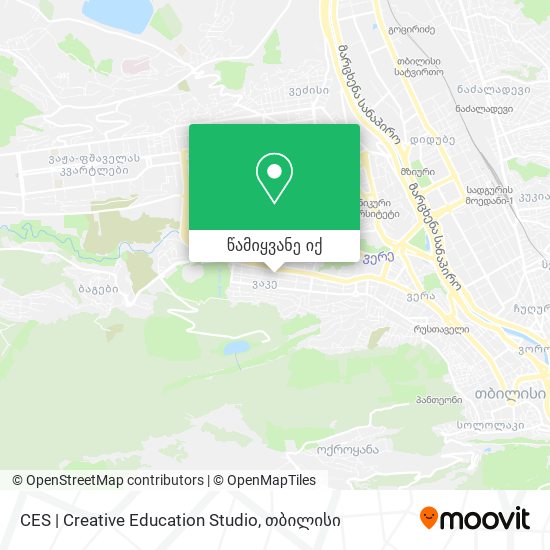 CES | Creative Education Studio რუკა