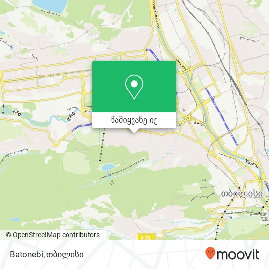 Batonebi რუკა
