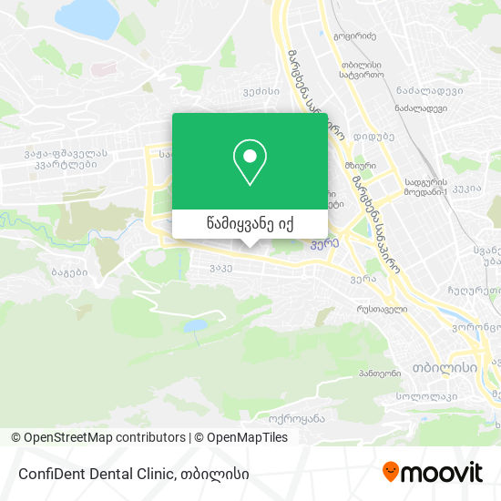 ConfiDent Dental Clinic რუკა