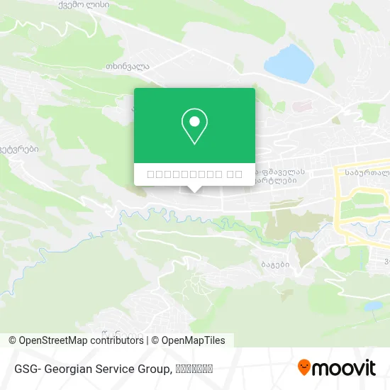 GSG- Georgian Service Group რუკა