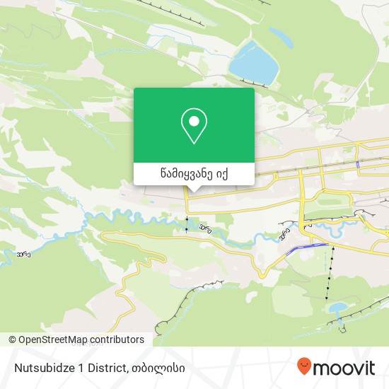 Nutsubidze 1 District რუკა