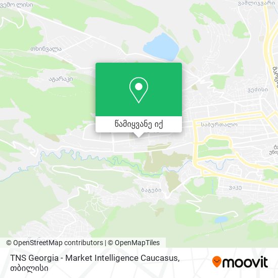 TNS Georgia - Market Intelligence Caucasus რუკა