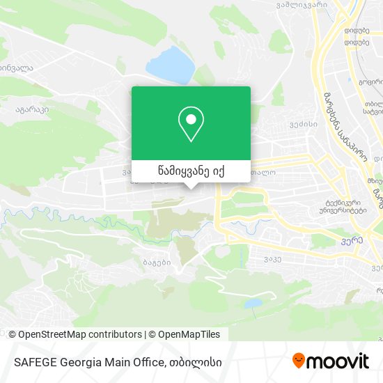 SAFEGE Georgia Main Office რუკა