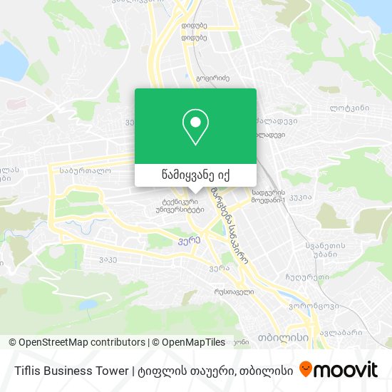 Tiflis Business Tower | ტიფლის თაუერი რუკა