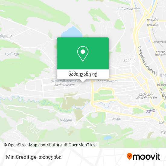 MiniCredit.ge რუკა