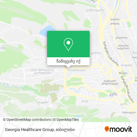 Georgia Healthcare Group რუკა