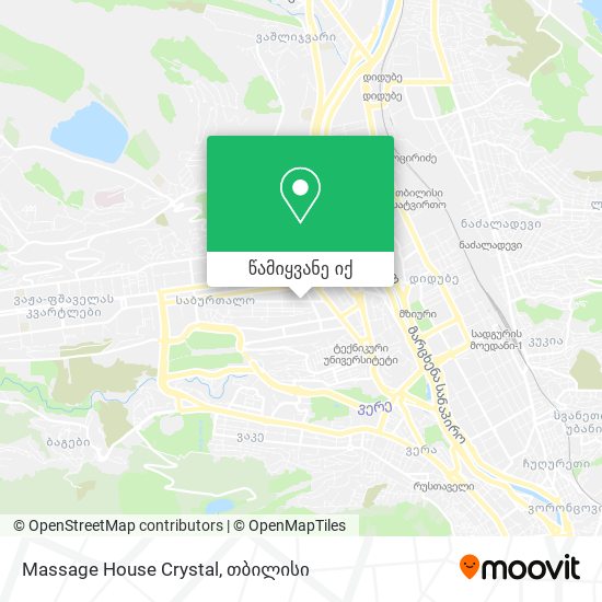Massage House Crystal რუკა