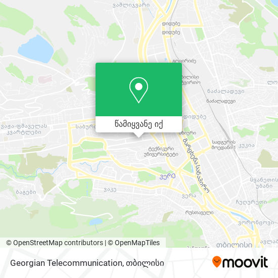 Georgian Telecommunication რუკა