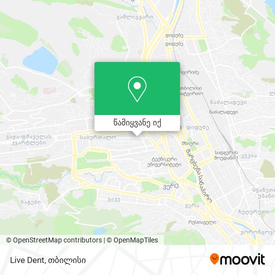 Live Dent რუკა