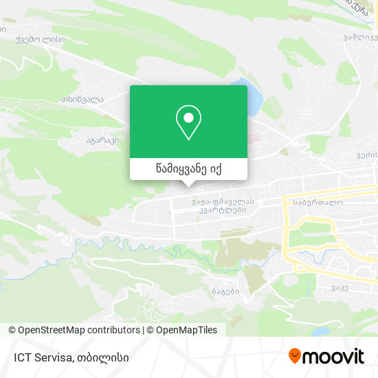 ICT Servisa რუკა