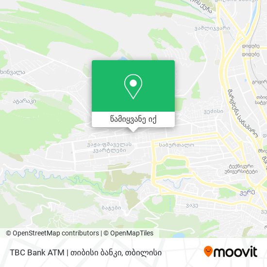 TBC Bank ATM | თიბისი ბანკი რუკა