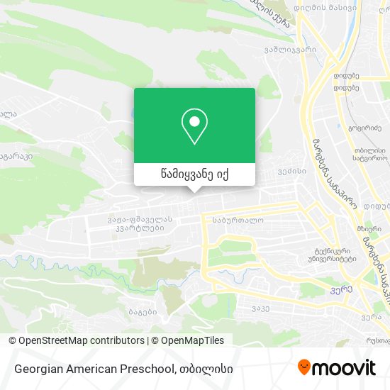 Georgian American Preschool რუკა