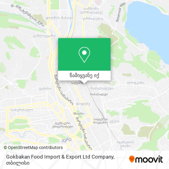 Gokbakan Food Import & Export Ltd Company რუკა
