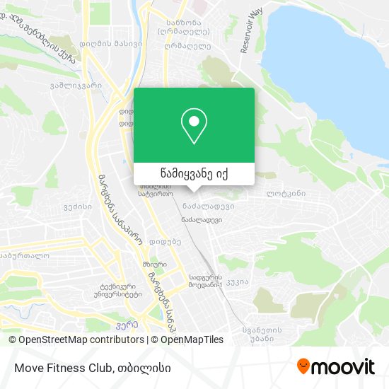 Move Fitness Club რუკა
