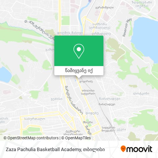 Zaza Pachulia Basketball Academy რუკა