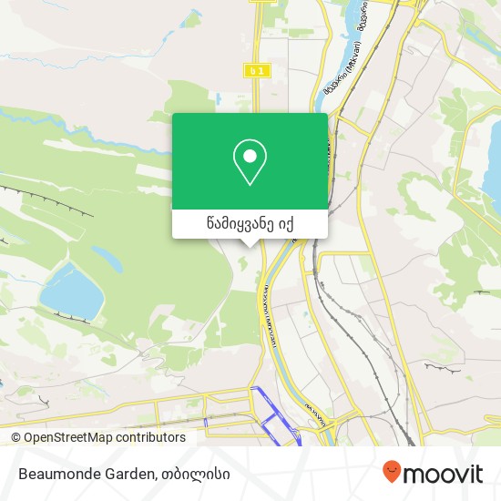 Beaumonde Garden რუკა