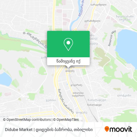 Didube Market | დიდუბის ბაზრობა რუკა