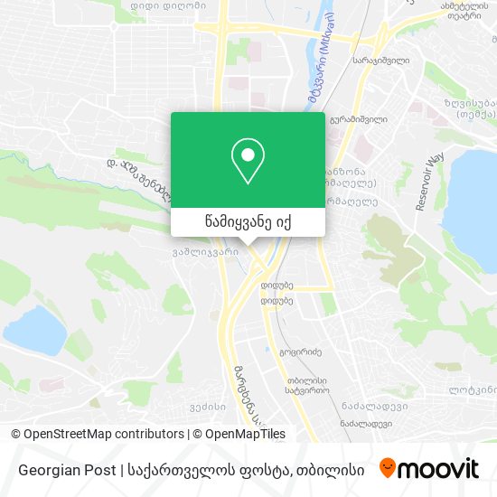 Georgian Post | საქართველოს ფოსტა რუკა