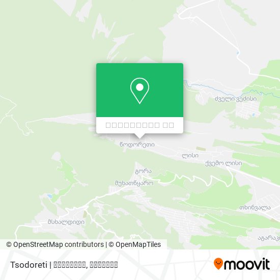 Tsodoreti | წოდორეთი რუკა