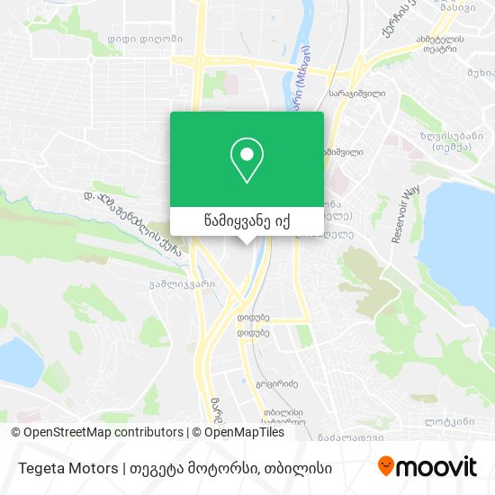 Tegeta Motors | თეგეტა მოტორსი რუკა